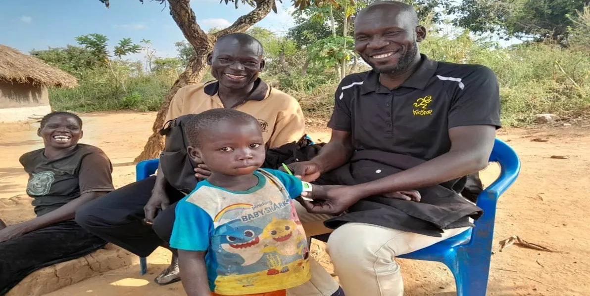 Follow-up of a child with improved nutrition status